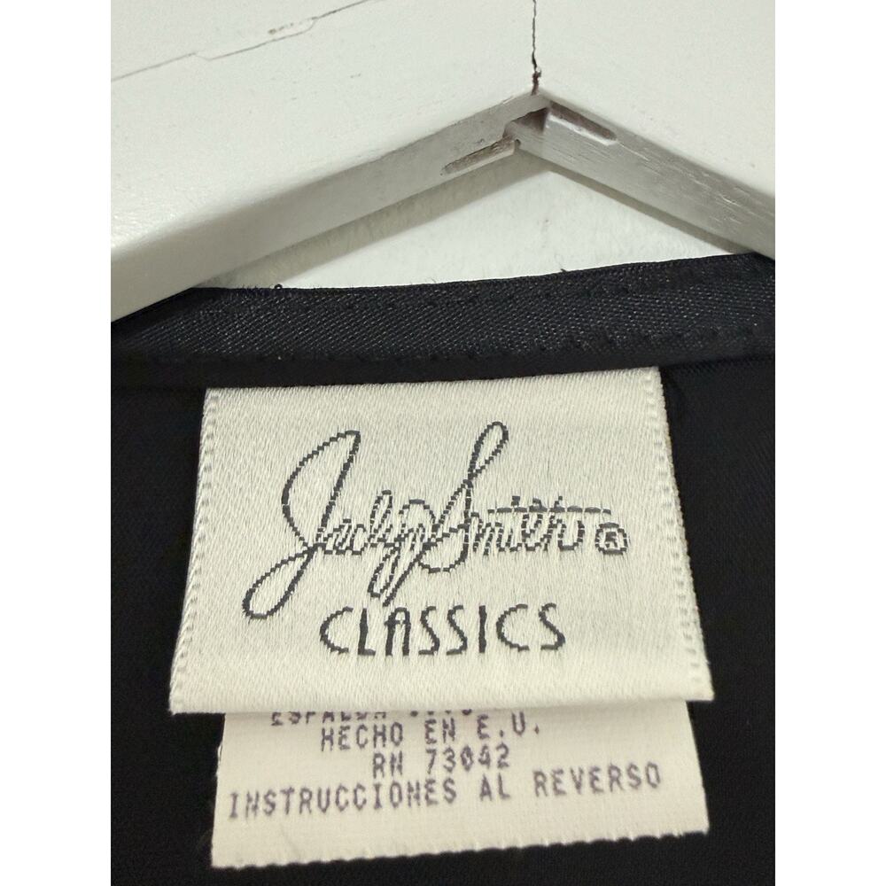 VTG Jaclyn Smith Patchwork Floral Velvet Vest Boho Artsy Grannycore Women’s L - Picture 8 of 12